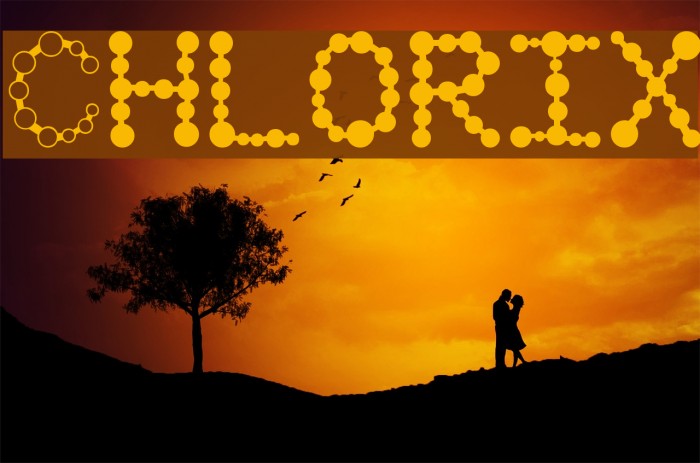Chlorix Font examples
