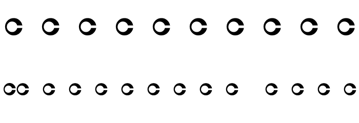 Chlub Font OTHER CHARS