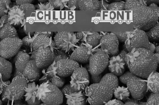 Chlub Font examples