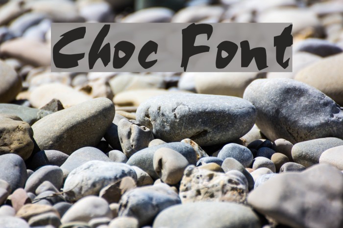 Choc Font examples