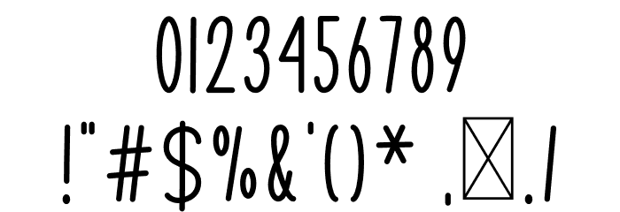 Chocho Crunch Font OTHER CHARS