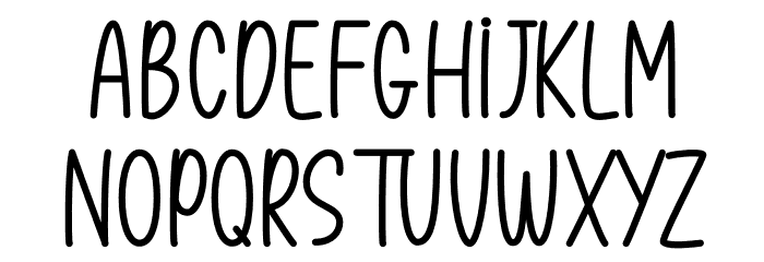 Chocho Crunch Font UPPERCASE