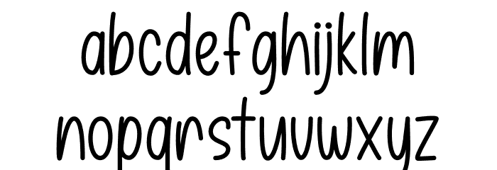 Chocho Crunch Font LOWERCASE