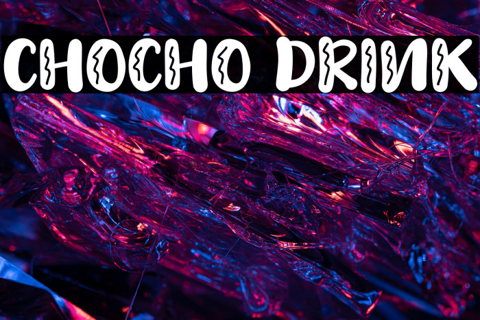 Chocho Drink Example 1