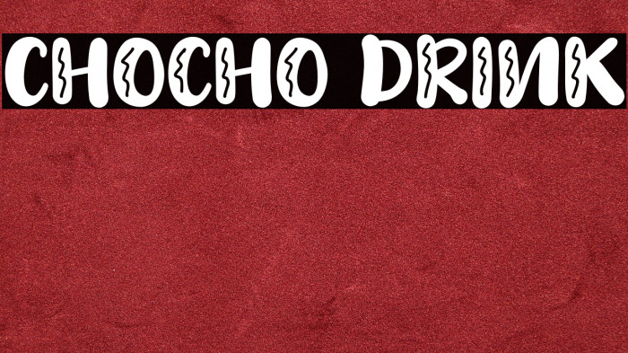 Chocho Drink Example 2