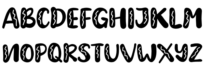 Chocho Drink Font LOWERCASE