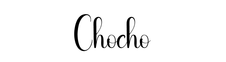 Chocho  Frei Schriftart Herunterladen