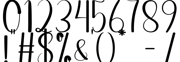 Chocho Font OTHER CHARS