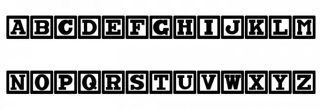 Chock A Block NF Schriftart Groß