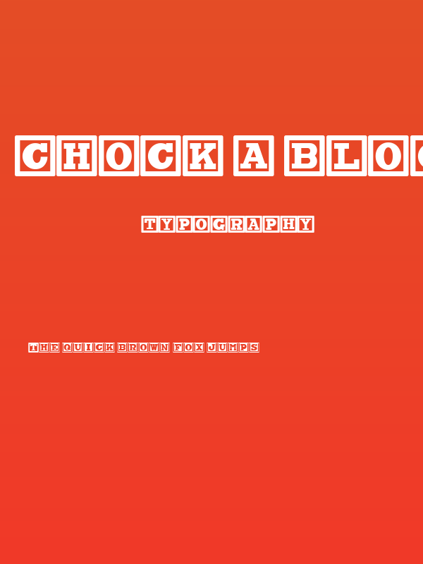 Chock A Block NF Poster