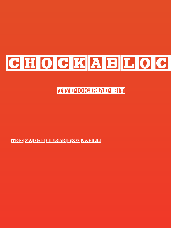 ChockABlockNF Poster