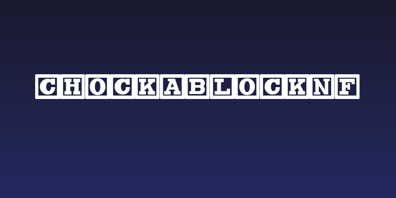 ChockABlockNF Social Header