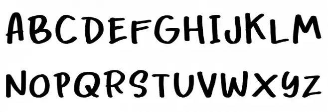 Chocky Font Regular Fonte MAIÚSCULAS