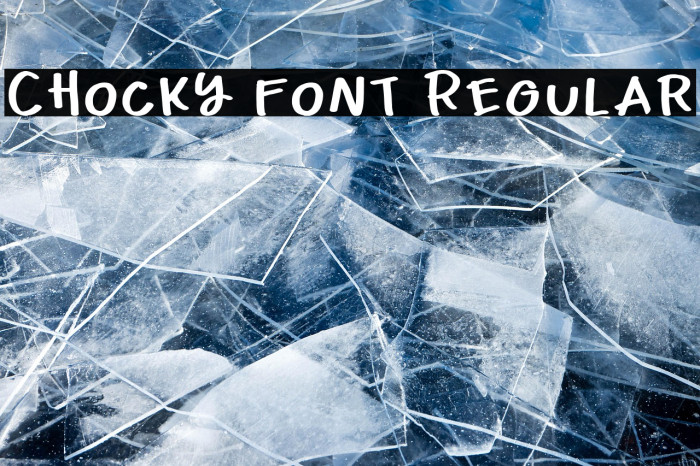 Chocky Font Regular Example 2