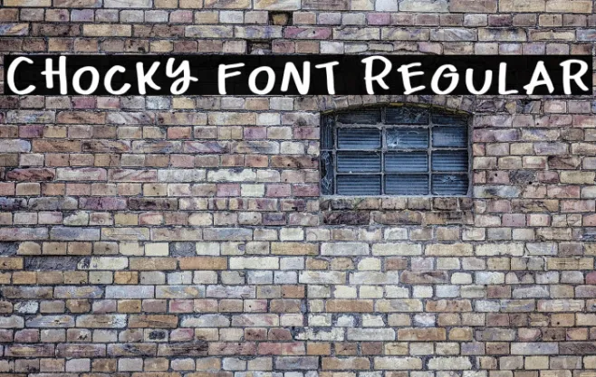 Chocky Font Regular Example 3