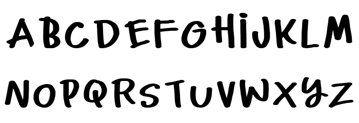 Chocky Font Regular Font LOWERCASE