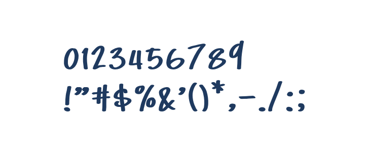 ChockyFont-Regular Other Characters