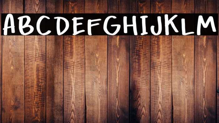 ChockyFont-Regular Example 1