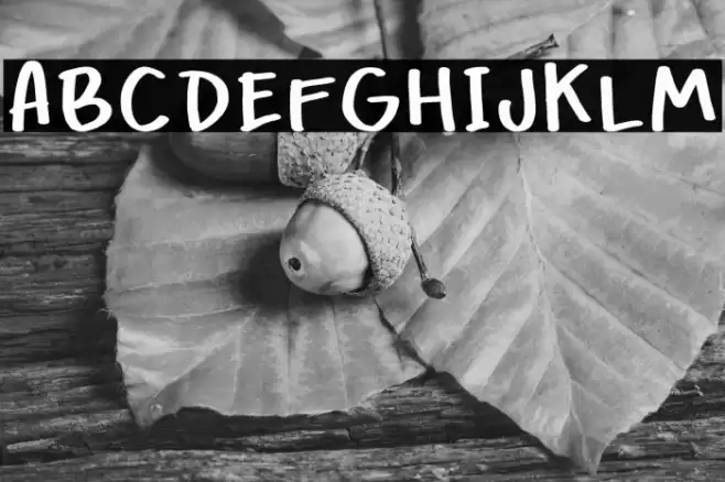 ChockyFont-Regular Font examples