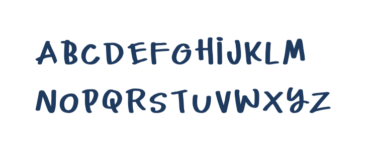 ChockyFont-Regular Lowercase