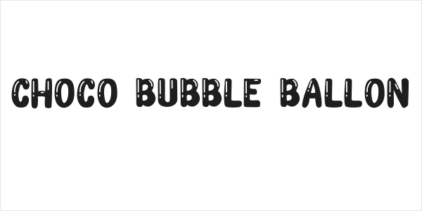Choco Bubble Ballon Logo
