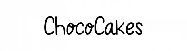 Choco Cakes  フリーフォントのダウンロード