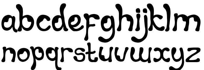 Choco Candy Font LOWERCASE