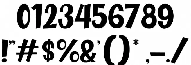 Choco Cheese Font OTHER CHARS