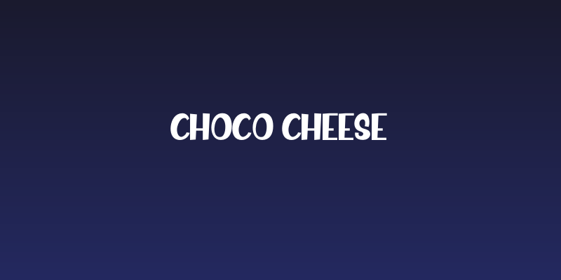 Choco Cheese Social Header