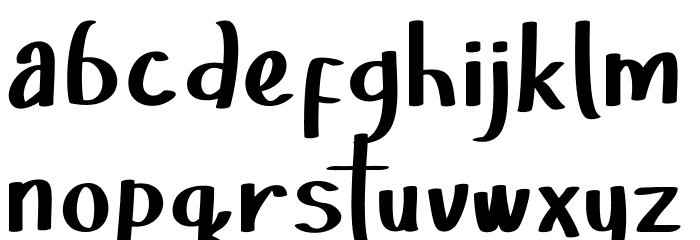 Choco & Chips Font LOWERCASE