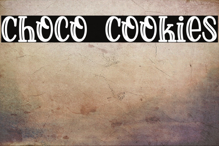 Choco Cookies Font examples