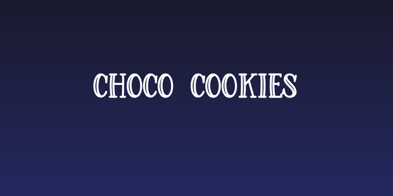 Choco Cookies Social Header