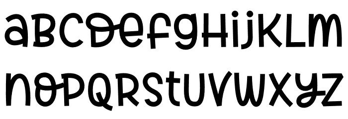 Choco Crepes Font LOWERCASE