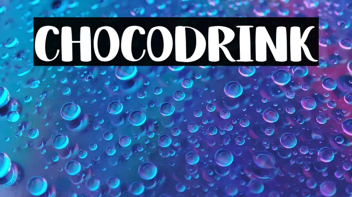 Choco Drink Example 3