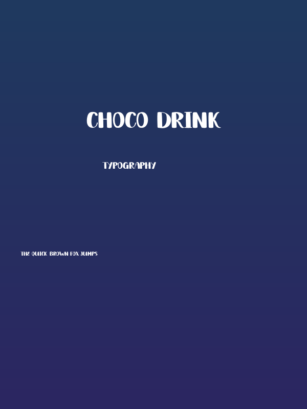 Choco Drink Poster