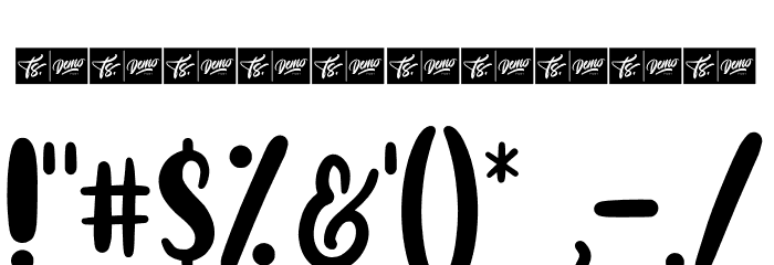 Choco Letter Font OTHER CHARS