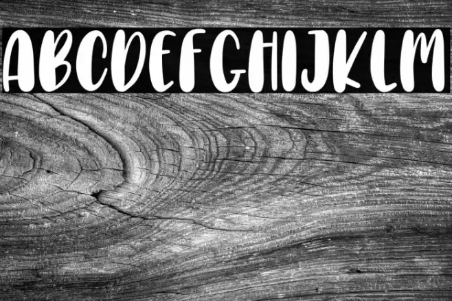 Choco Letter Шрифта examples