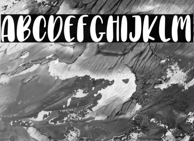 Choco Letter 字体 examples