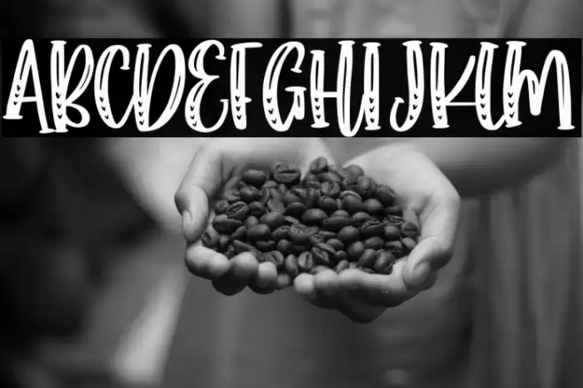 Choco Matcha Fonte examples