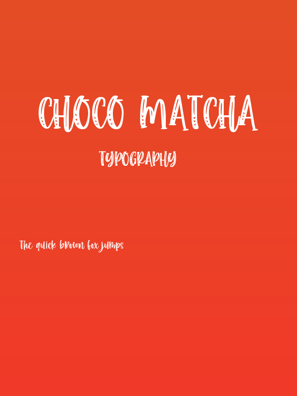Choco Matcha Poster