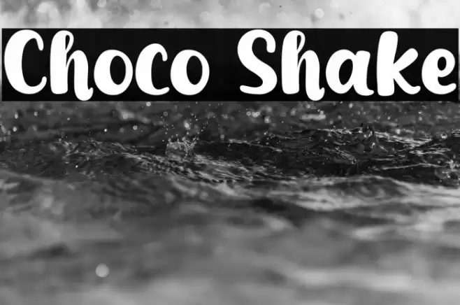 Choco Shake Font examples