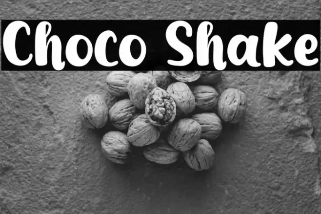 Choco Shake Font examples