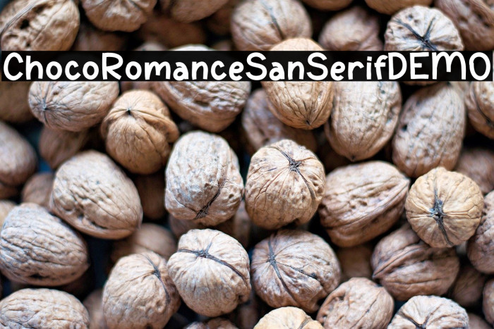 ChocoRomance-SanSerifDEMO Example 2