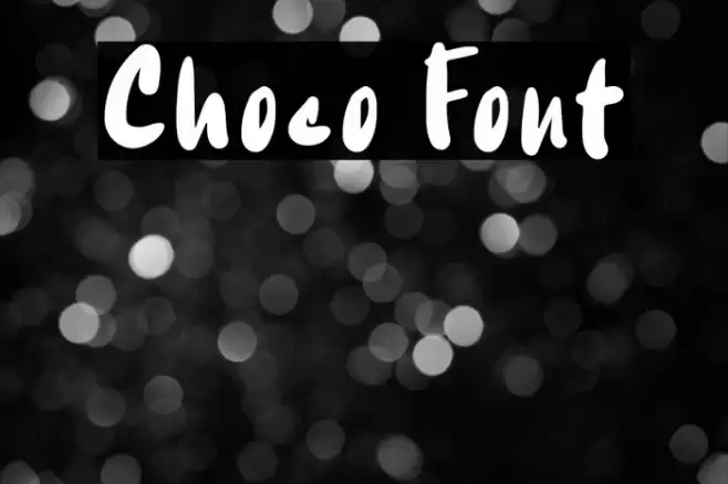 Choco Font examples