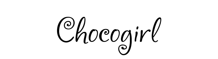 Chocogirl Шрифт - FFonts.Net