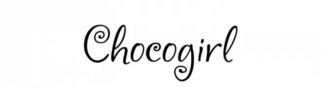 Chocogirl  Fuentes Gratis Descargar