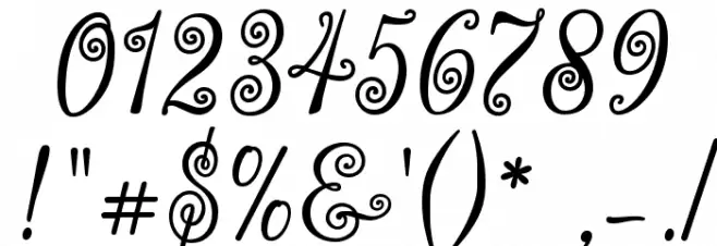 Chocogirl Font OTHER CHARS