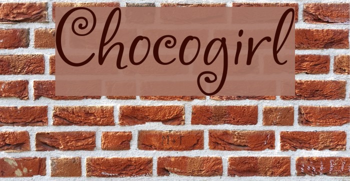 Chocogirl Шрифт - FFonts.Net