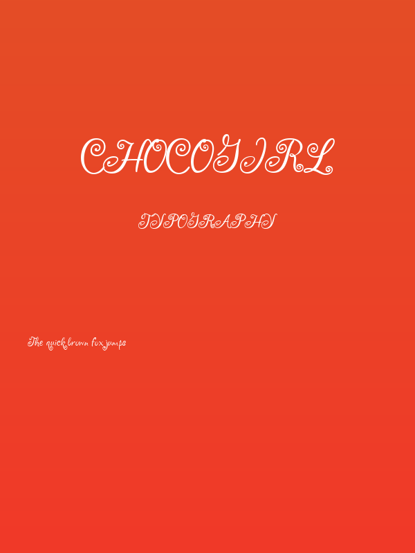 Chocogirl Poster