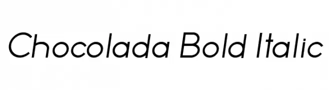 Chocolada Bold Italic  les polices de caractères gratuit tlcharger
